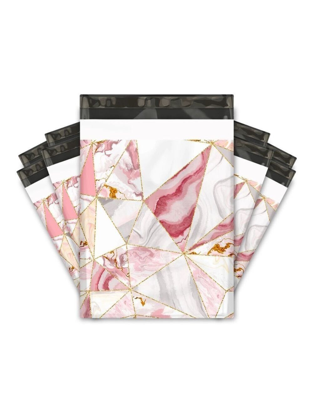 25 10X13 Poly Mailers, Pink Marble, Shipping Envelopes, PRICE IS FIRM - Picture 7 of 7